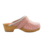 DINA Schwedische Holzschuhe – Rosa mit Punkten