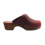 DINA Bordeaux Dina clogs met nubuck leer