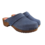 DINA Zweedse klompen - Blauw nubuck leer - Dina