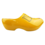 Farmer's Yellow Wooden Clogs - All Sizes