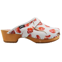 DINA Swedish clogs - Red tulip - Dina clogs