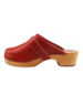 DINA Swedish clogs - plain red - shoe clogs from Dina