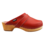 DINA Swedish clogs - plain red - shoe clogs from Dina