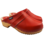 DINA Swedish clogs - Solid Red - shoe clogs by Dina