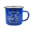 Emaille mok - Blauw met racefiets