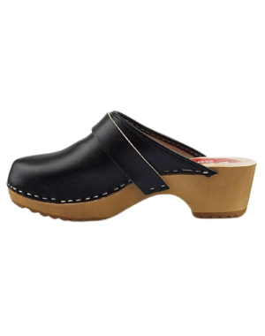 DINA Zweedse klompen Zwart light