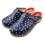 DINA Schwedische Holzschuhe – Blau mit Punkten