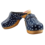 DINA Schwedische Holzschuhe – Blau mit Punkten