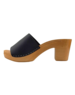 DINA Heels  - Mat Zwart - Nubuck leer - open toe