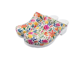 Dames schoenklomp bloemen | Schoenklomp | klomp | tuinklompen - De Hollandse Klompenwinkel