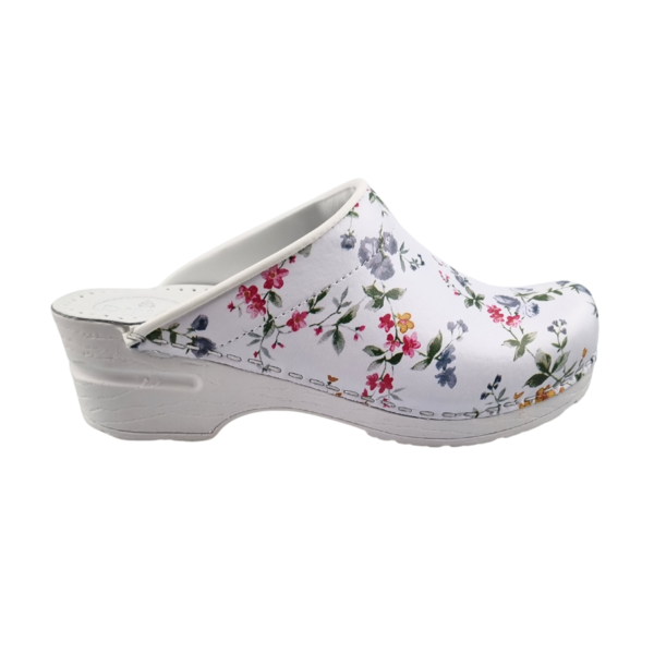 DINA Medical clogs - work clogs - care clogs - flowers -