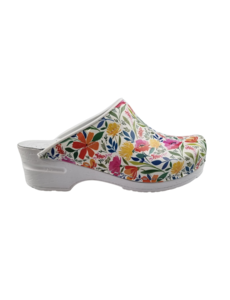 DINA Medizinische Clogs – Arbeitsclogs – Pflegeclogs – Blumenparty