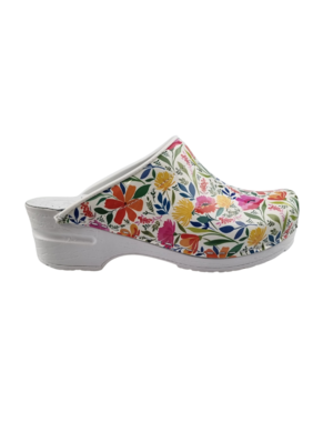 DINA Medische klompen - werkklompen - zorgklompen - bloemenfeest - model 2025