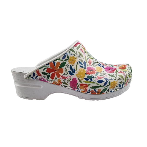 DINA Medizinische Clogs – Arbeitsclogs – Pflegeclogs – Blumenparty