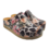 DINA floral leopard clogs - synthetic sole and medical footbed - by Dina