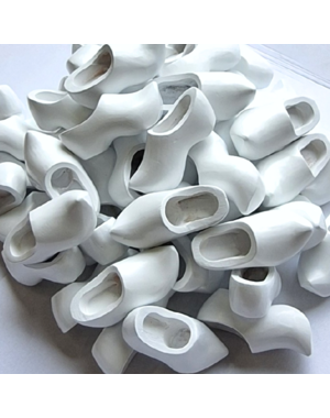  craft clogs 14cm - per piece - white lacquered