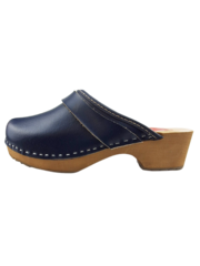 DINA Schwedische Clogs Marineblau bis Größe 46