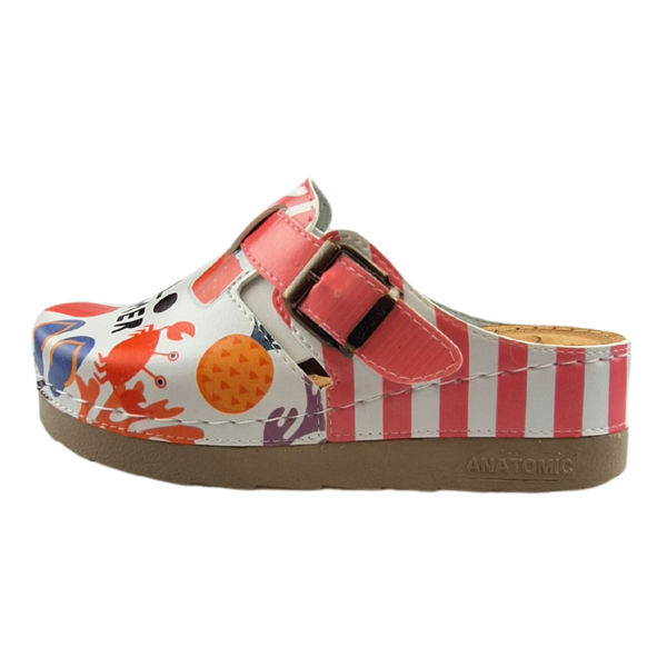 DINA Hello Summer! - clogs with synthetic sole and medical footbed - Dina clogs