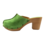 DINA Grüne Wildleder-Clogs mit hohem Absatz von Dina