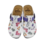 DINA Stripes and flowers - clogs with synthetic sole and medical footbed - Dina clogs