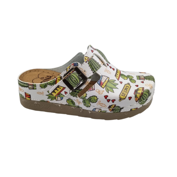 DINA Cactuses - clogs with synthetic sole and medical footbed - Dina clogs