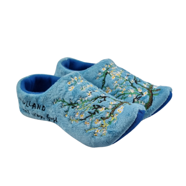 Clog-Hausschuhe Mandelblüte Vincent van Gogh