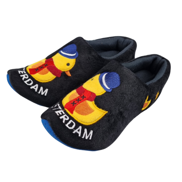 Clog-Hausschuhe schwarz - Ducky in Amsterdam
