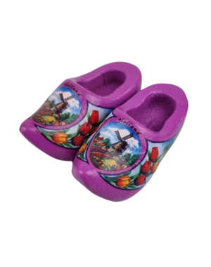  Clog-Magnet 4cm Lila