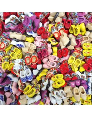  Klompmagneetjes in mix van kleuren - staffelkorting