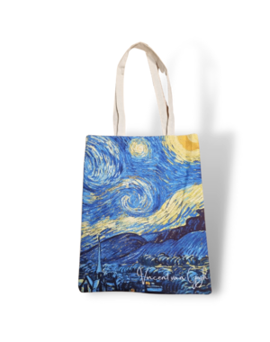 DINA canvas tas Starry Night - Van Gogh 40*30cm