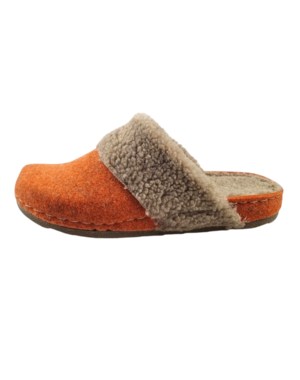 DINA Orangefarbene Slipper-Clogs - bis Größe 40