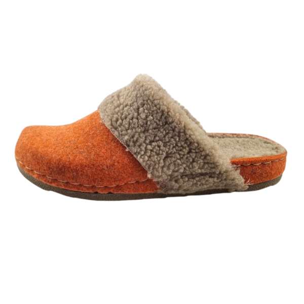 DINA Orangefarbene Slipper-Clogs - bis Größe 40