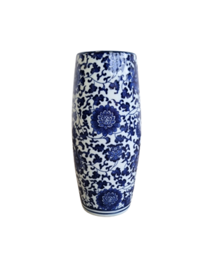 TRAA Delfter blaue Vase, 23 cm hoch