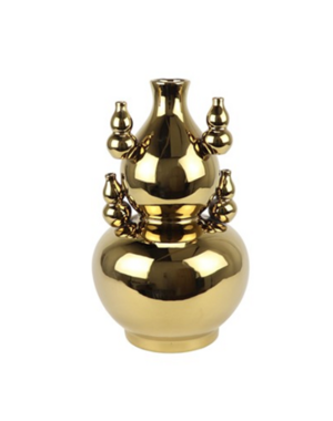 TRAA Gouden vaas 39cm hoog