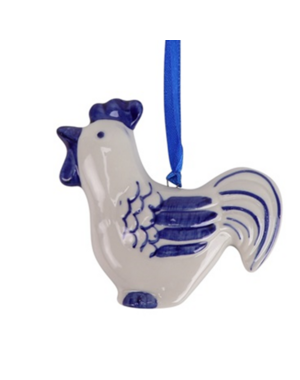 Ornament Delfter Blau - Hahn