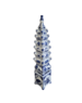 TRAA Delftsblauwe Piramide Vaas voor tulpen - 116cm hoog