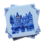 Untersetzer Delfter blaue Fliesenhäuser