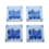 Untersetzer Delfter blaue Fliesenhäuser