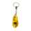 Clog key rings yellow with logo