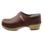 Work clogs - SIMSON Classic Brown - wooden sole with closed heel - up to size 46