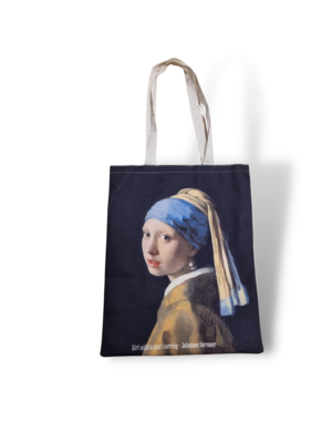 DINA canvas bag Girl with a pearl earring - Johannes Vermeer 40*30cm