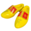 Polyester pair of giant clogs 85cm
