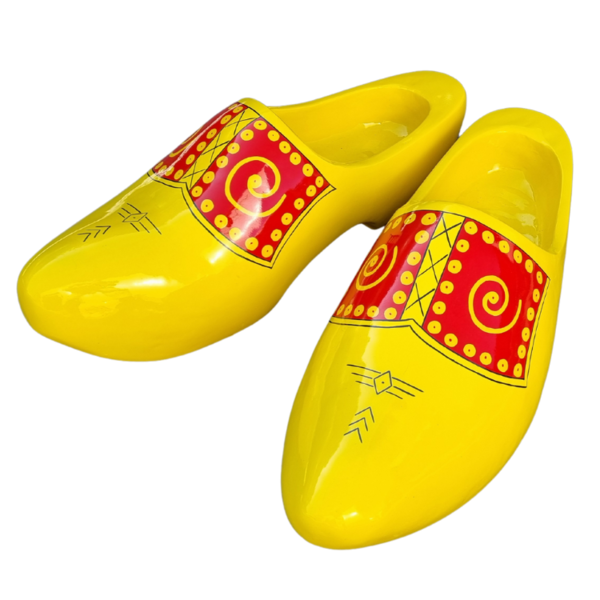 Polyester pair of giant clogs 85cm