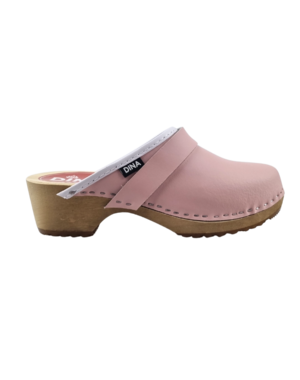 DINA Schwedische Holzschuhe – Zartrosa