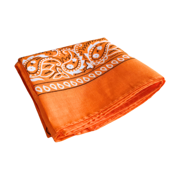 Bauerntaschentuch (Wählen Sie aus Rot, Blau, Orange oder Schwarz)