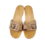 DINA Holzsandalen mit schmaler Schnalle – Clogs – Mokka