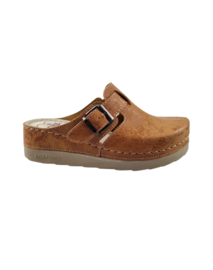 DINA Dina Comfort Clogs - Kamel (verstellbare Schnalle)