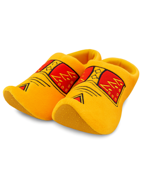 Traditional yellow clog slippers