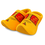 Traditional yellow clog slippers