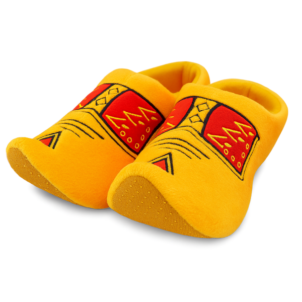 Traditional yellow clog slippers